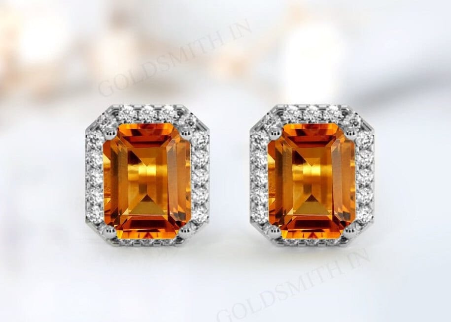 14k Gold Maderia Citrine Earrings For Women Art Deco Stud Earrings Rose Gold Earrings 925 Sterling Silver Maderia Citrine Engagement Earring 14k Gold Maderia Citrine Earrings For Women Art Deco Stud Earrings Rose Gold Earrings 925 Sterling Silver Maderia Citrine Engagement Earring