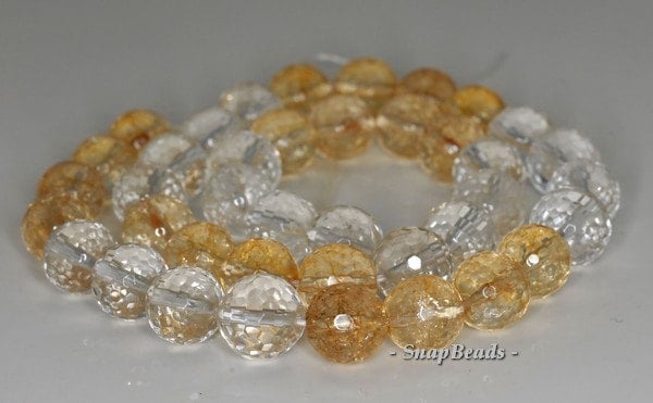 10mm Citrine Rock Crystal Mix Quartz Gemstone Faceted Round Loose Beads 7.5 Inch Half Strand (90144267-b28-549) 10mm Citrine Rock Crystal Mix Quartz Gemstone Faceted Round Loose Beads 7.5 Inch Half Strand (90144267-b28-549)
