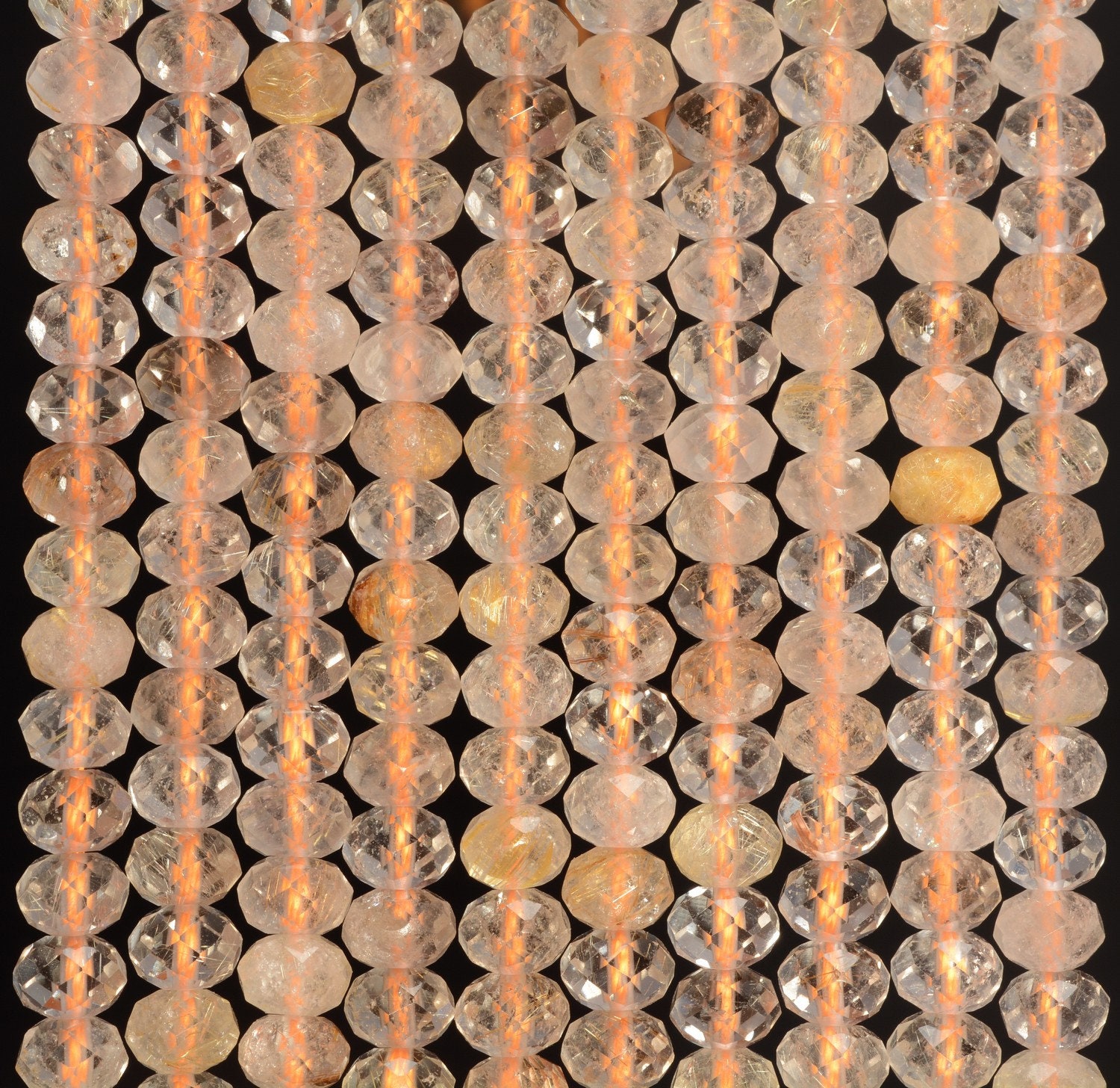 6x4mm Citrine Gemstone Grade Aaa Micro Faceted Rondelle Loose Beads 15.5 Inch Full Strand (80009948-a203) 6x4mm Citrine Gemstone Grade Aaa Micro Faceted Rondelle Loose Beads 15.5 Inch Full Strand (80009948-a203)