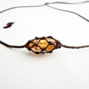 Citrine Choker - November Birthstone Necklace