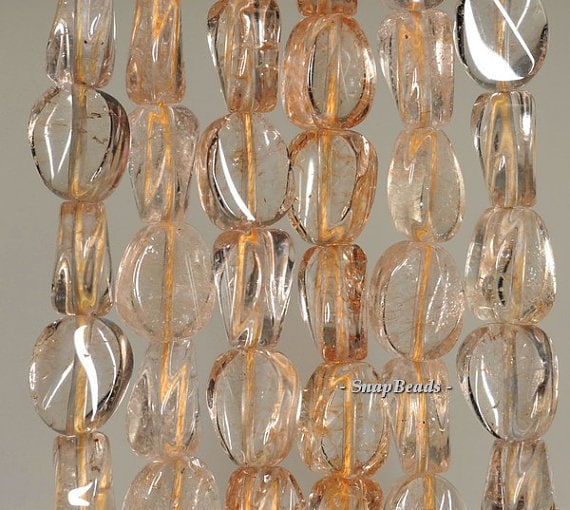 12x9mm Citrine Quartz Gemstone Twist Oval Loose Beads 7.5 Inch Half Strand Lot 1,2,6,12 And 50 (90144068-b14-523)
