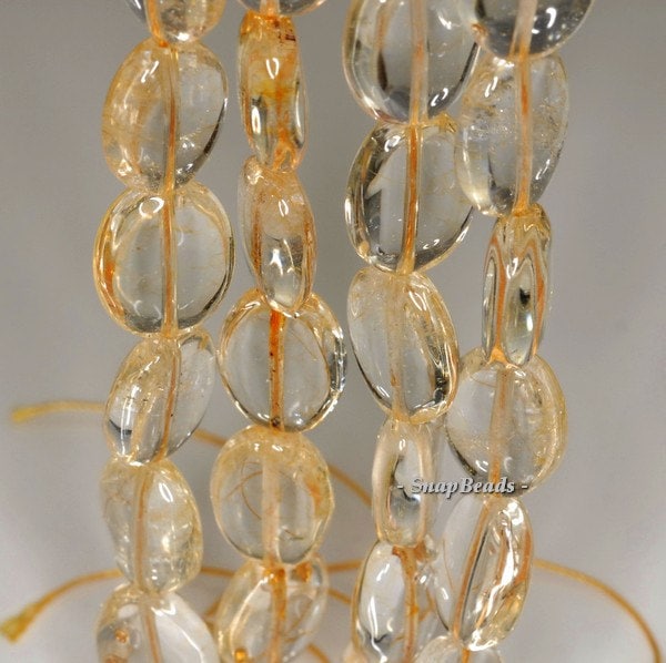 16x13mm Citrine Quartz Gemstone Oval Loose Beads 7.5 Inch Half Strand (90191246-b23-541) 16x13mm Citrine Quartz Gemstone Oval Loose Beads 7.5 Inch Half Strand (90191246-b23-541)