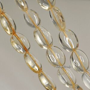 17x13mm Citrine Quartz Gemstone Oval Loose Beads 7.5 Inch Half Strand Lot 1,2,6,12 And 50 (90191329-b14-523)