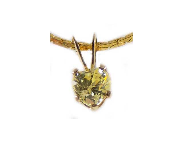 Citrine Heart Pendant Fortune Talisman, Medieval Shopkeeper Talisman 19th Century Gem Antique Gemstone Scots Snake Anti-venom Amulet #42493