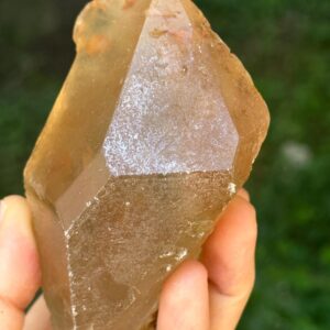 100% Natural Citrine Quartz Nirvana Time Links Crystal Point/self-healed Crystal/erosioned Energy Crystal/reiki/healing/meditation-332 G