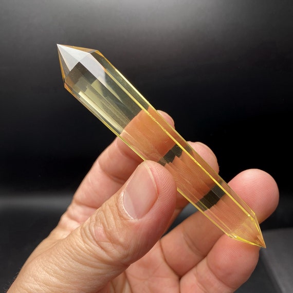 4"polished Himalayan Natural Tibetan Altitude Clear Citrine Quartz Points/12 Sided Double Terminated Vogel Wand/reiki Healing Stick 4"polished Himalayan Natural Tibetan Altitude Clear Citrine Quartz Points/12 Sided Double Terminated Vogel Wand/reiki Healing Stick
