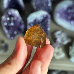 Aaa Natural Citrine Tower From Brazil , Mini