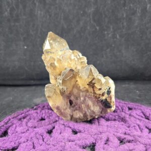 Congo Citrine Point Crystal Lwena Kundalini Citrine Quartz Stones terminated yellow untreated unheated