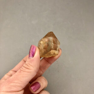 Kundalini Citrine Crystal Point Natural Citrine Rough Stone Kundalini Activation Prosperity Self-Empowerment Creativity Solar Plexus Chakra