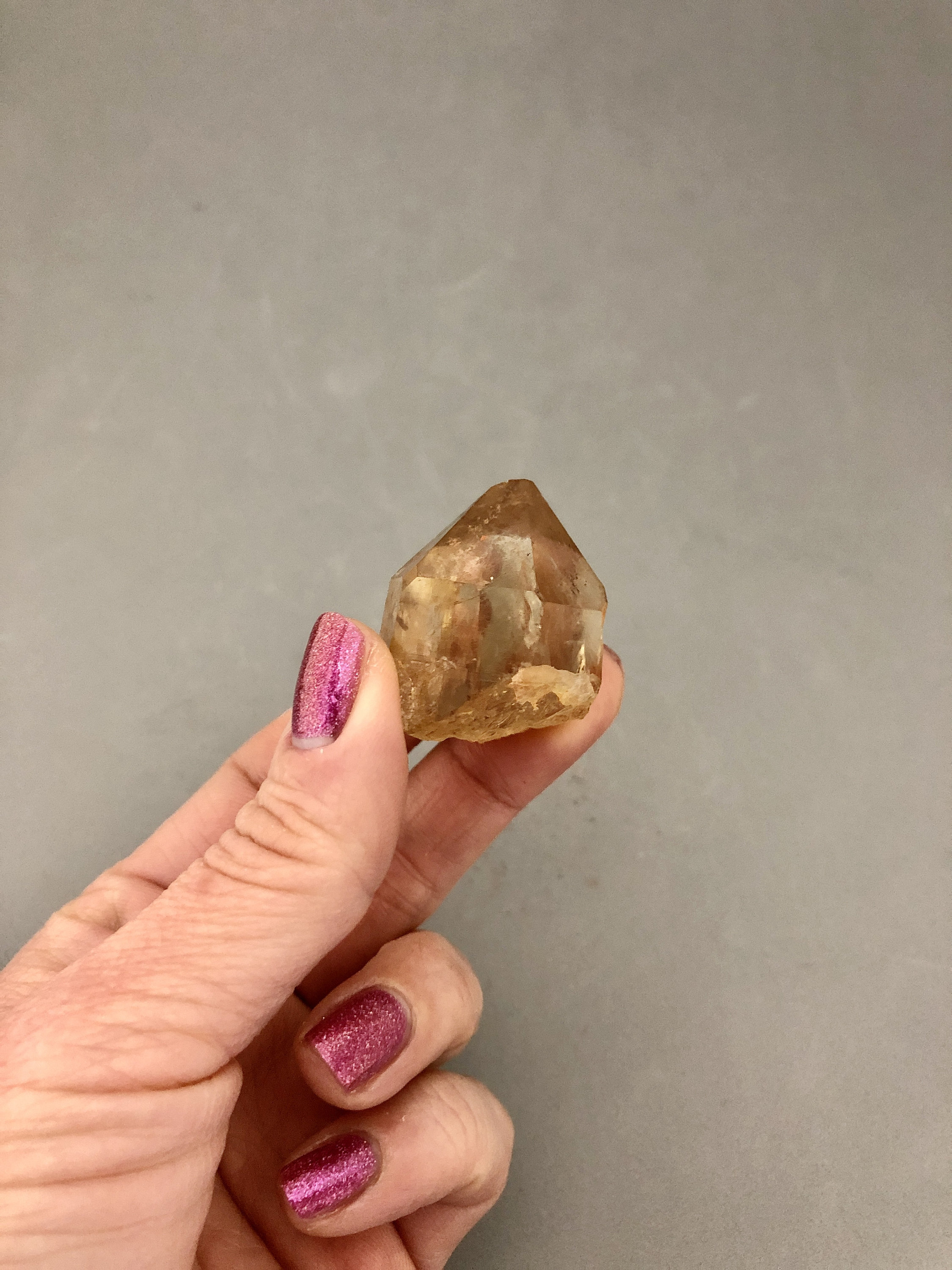 Kundalini Citrine Crystal Point Natural Citrine Rough Stone Kundalini Activation Prosperity Self-empowerment Creativity Solar Plexus Chakra