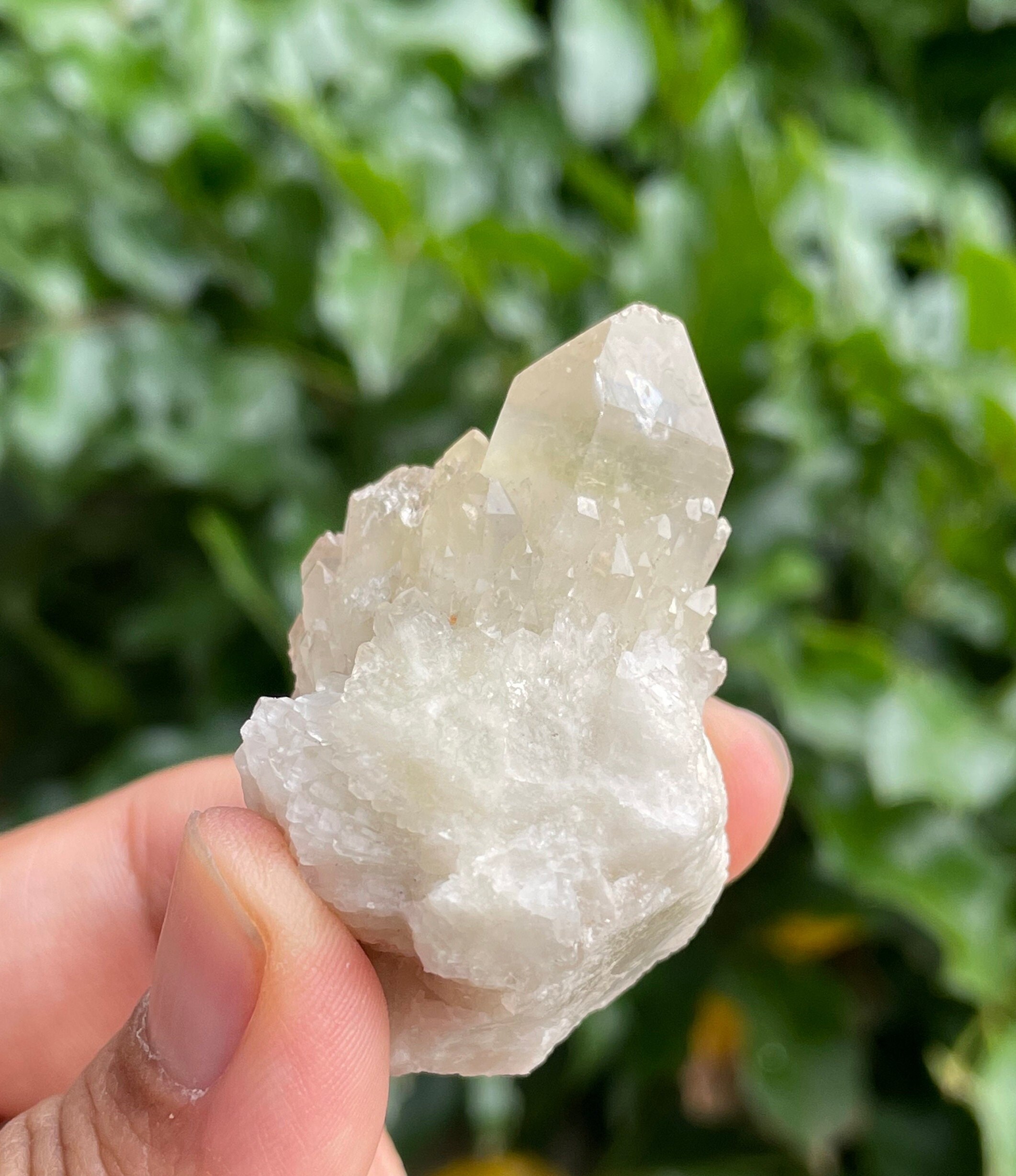 Kundalini Quartz Crystal (42.6g) Raw Citrine Multi Terminated Quartz Point, Rough Clear Light Citrine Crystal, Kundalini Mineral Specimen