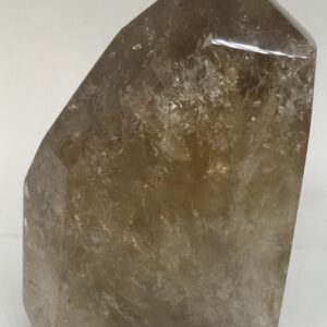 Large Polished Citrine Quartz Crystal Point: Natural Healing Stone