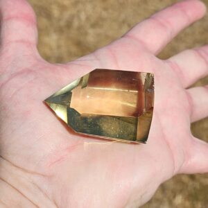 Natural Citrine Crystal ~ Crystal Wand ~ 1.8" x 0.9" x 1.3 " ~ 54 Grams