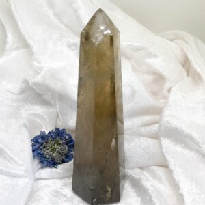 Natural Smoky Citrine generator/point from Brazil - The Stone for Personal Power and Abundance