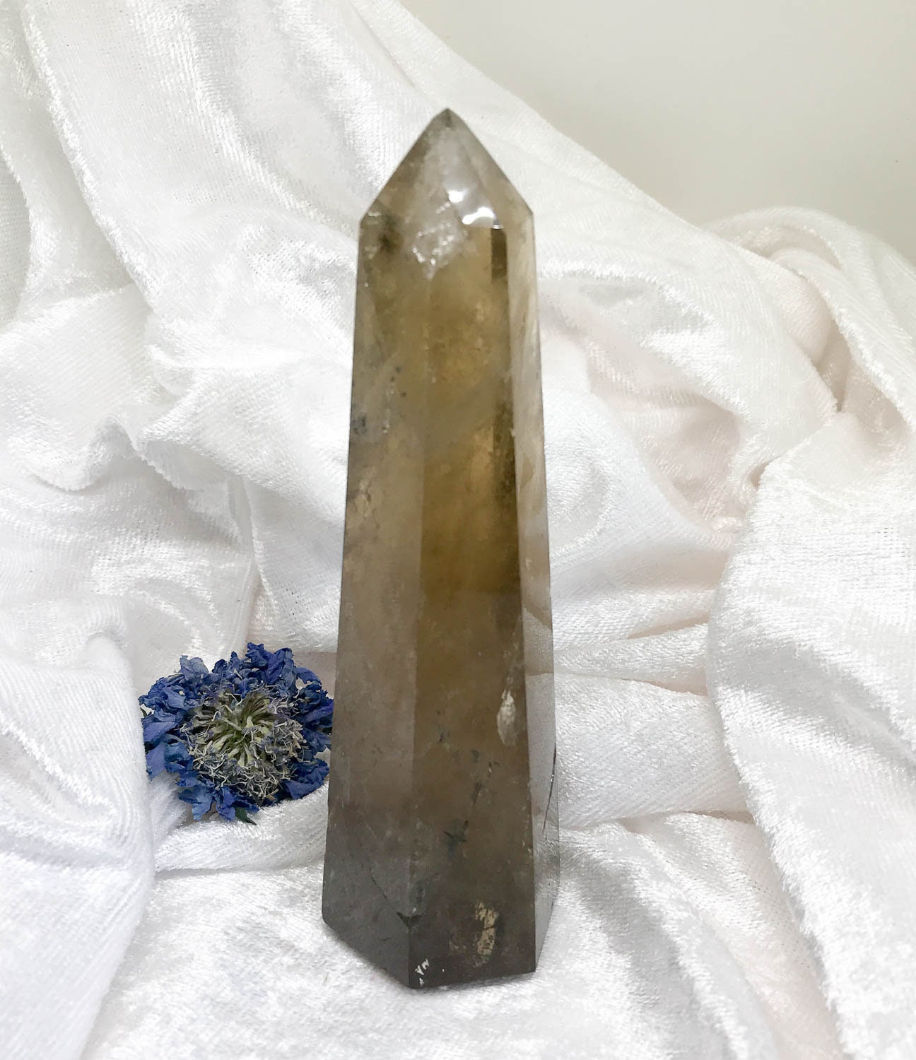 Natural Smoky Citrine Generator/point From Brazil - The Stone For Personal Power And Abundance