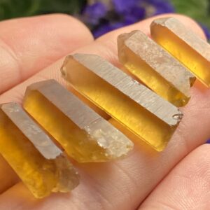 Natural Smoky Citrine Crystal Point - Congo Citrine, Raw "mine Run"