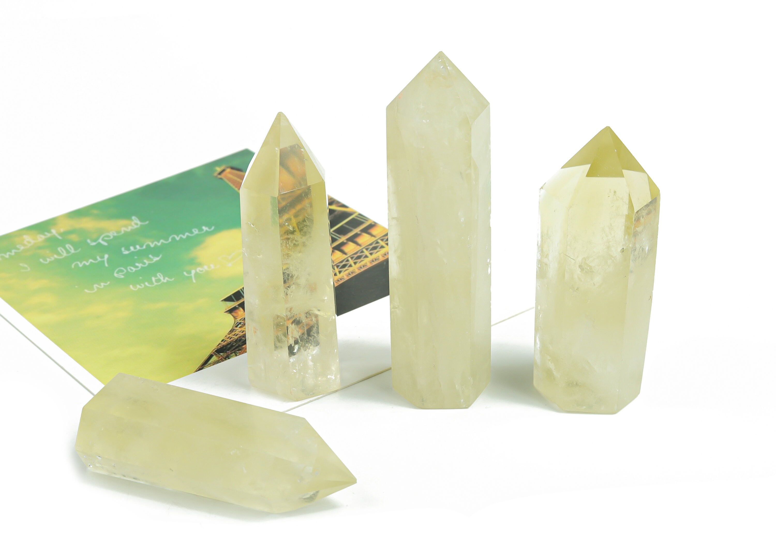 Citrine Obelisk Tower Stone - Obelisk Tower Crystal- Natural Crystal Tower - Healing Tower Stone - Tw1061