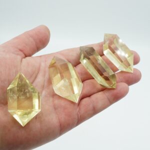 Polished Citrine Crystal Point, Natural Color, November Birthstone - ONE Approximately 1.75" - 28 Gram
