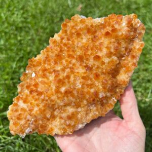 8" Citrine Cluster, Huge Druzy Display Piece, Large Plate, Bright Orange, Birthday , for Mom, Crystals for Wealth, Abundance 8" Citrine Cluster, Huge Druzy Display Piece, Large Plate, Bright Orange, Birthday , for Mom, Crystals for Wealth, Abundance