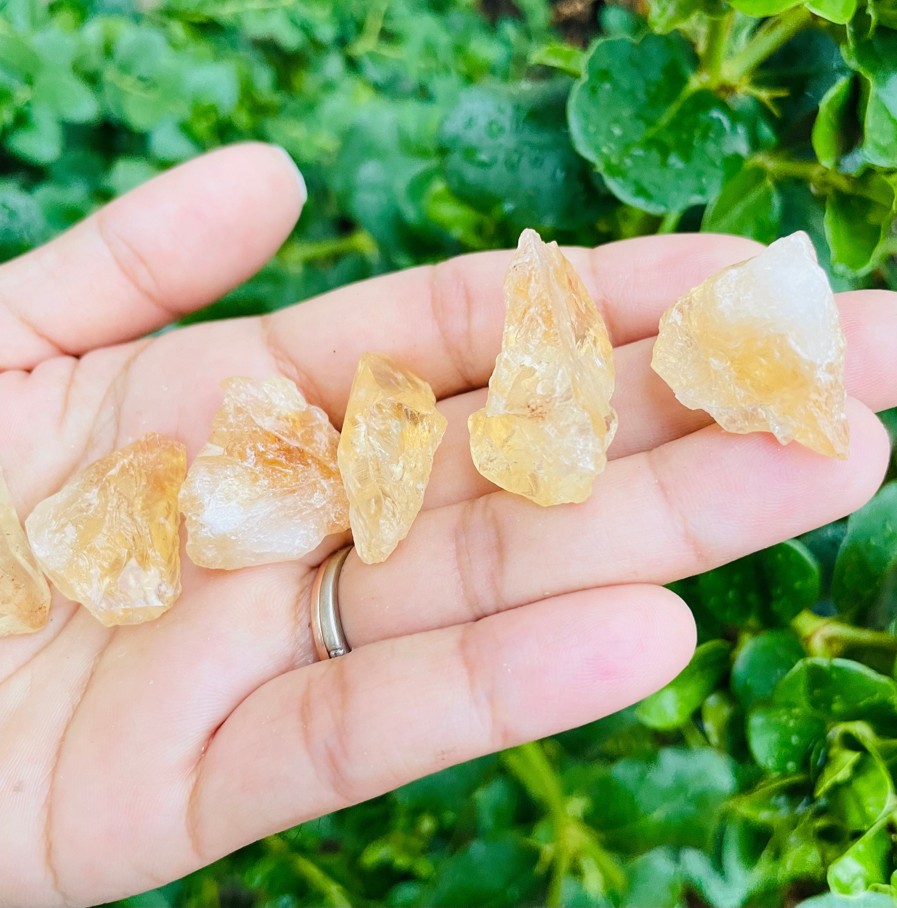 Raw Citrine Crystal: Rough Quartz Stone (25-40mm) Raw Citrine Crystal: Rough Quartz Stone (25-40mm)