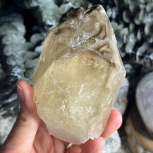 Raw Elestial Smoky Citrine Phantom Quartz Rough point: Brazilian Citrine Raw Elestial Smoky Citrine Phantom Quartz Rough point: Brazilian Citrine