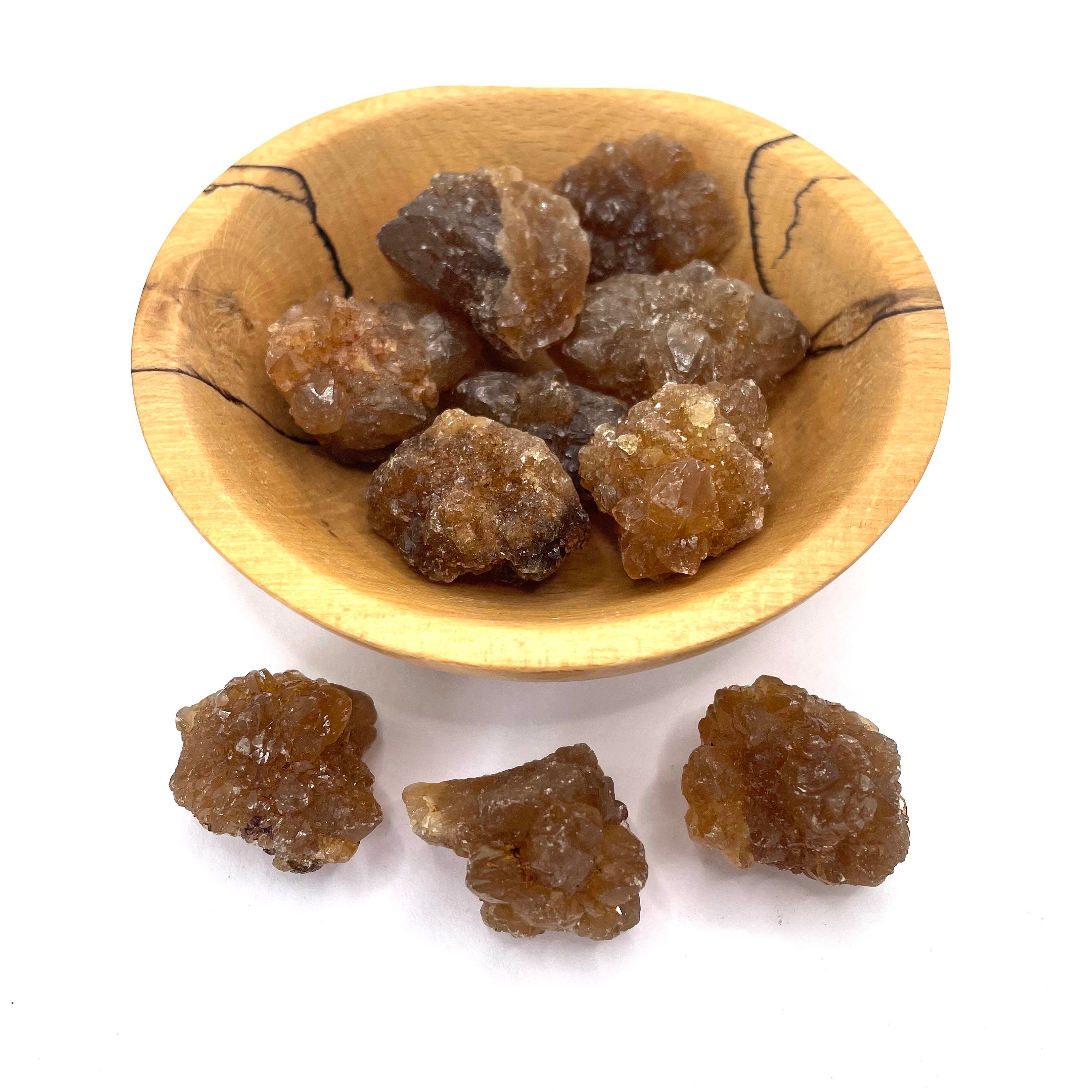 Genuine Natural Citrine Clusters Raw Natural Crystal 0.5”-2"