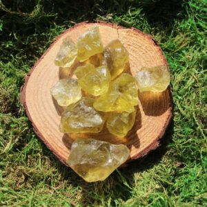 Citrine Green Gold Raw Fractured Bits Citrine Green Gold Raw Fractured Bits