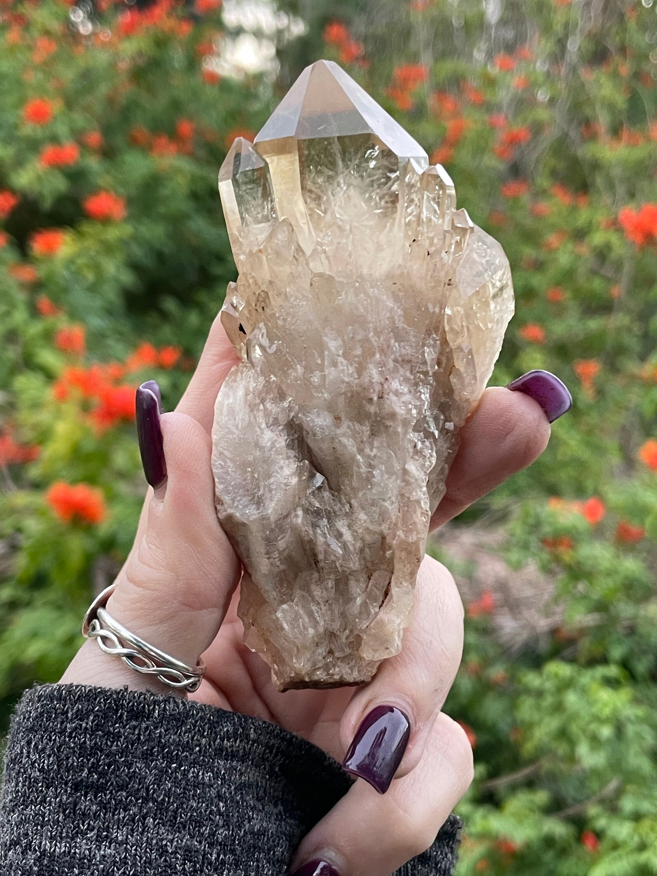 Kundalini Citrine, Citrine Cluster- Natural Citrine Kundalini Citrine, Citrine Cluster- Natural Citrine