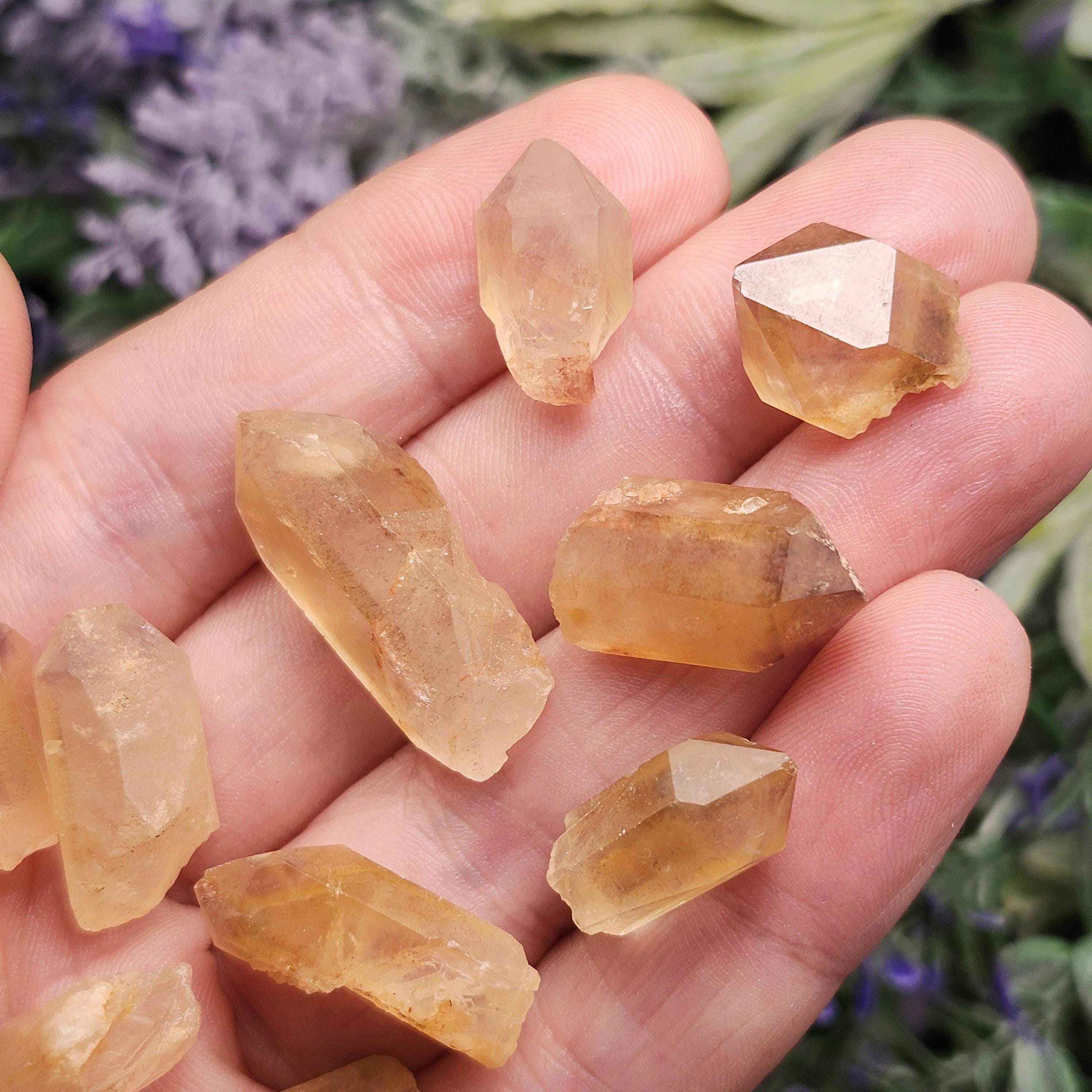 Natural Brazilian Citrine Crystal - Raw Citrine Gemstones - Citrine Stone