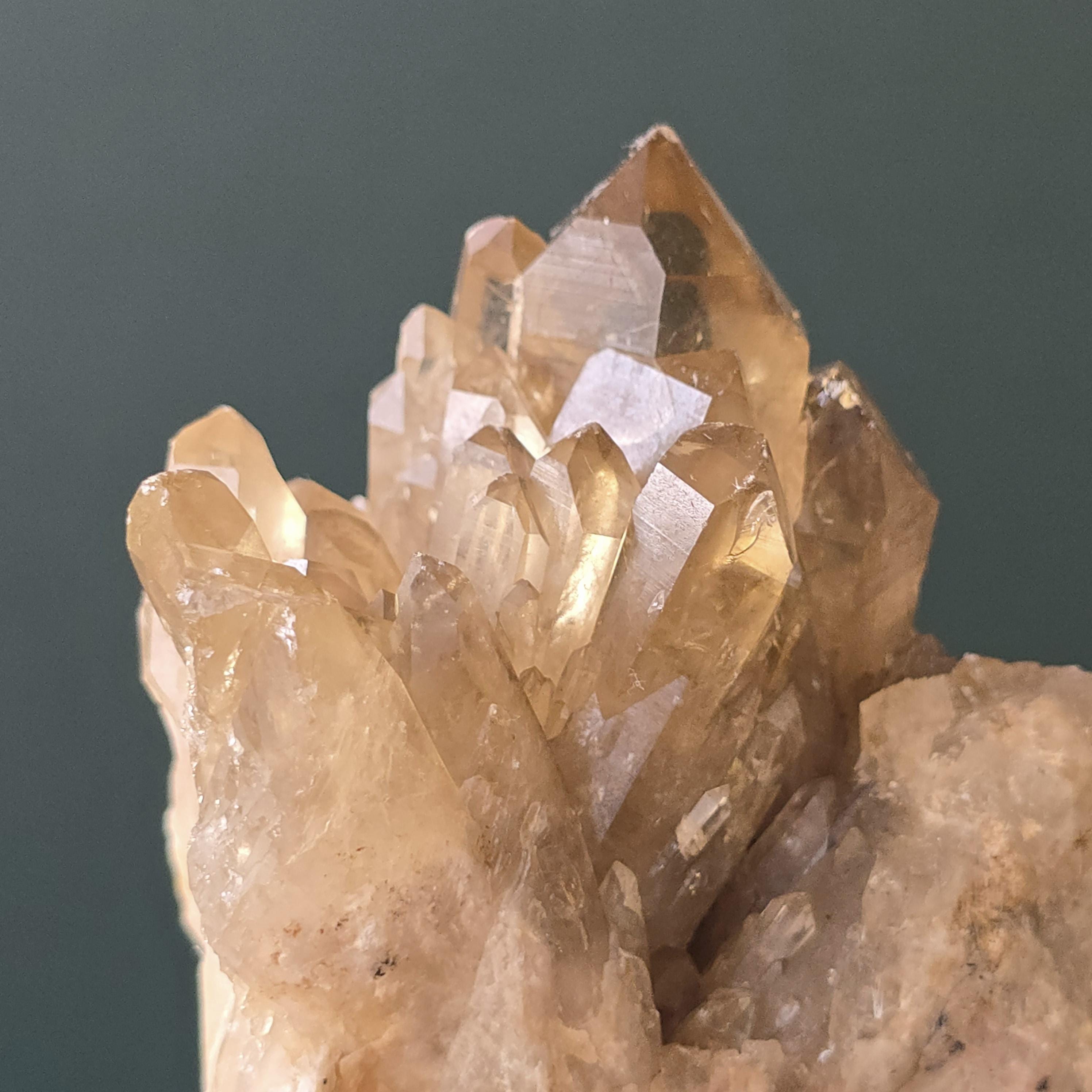 Natural Citrine Crystal Cluster From Congo