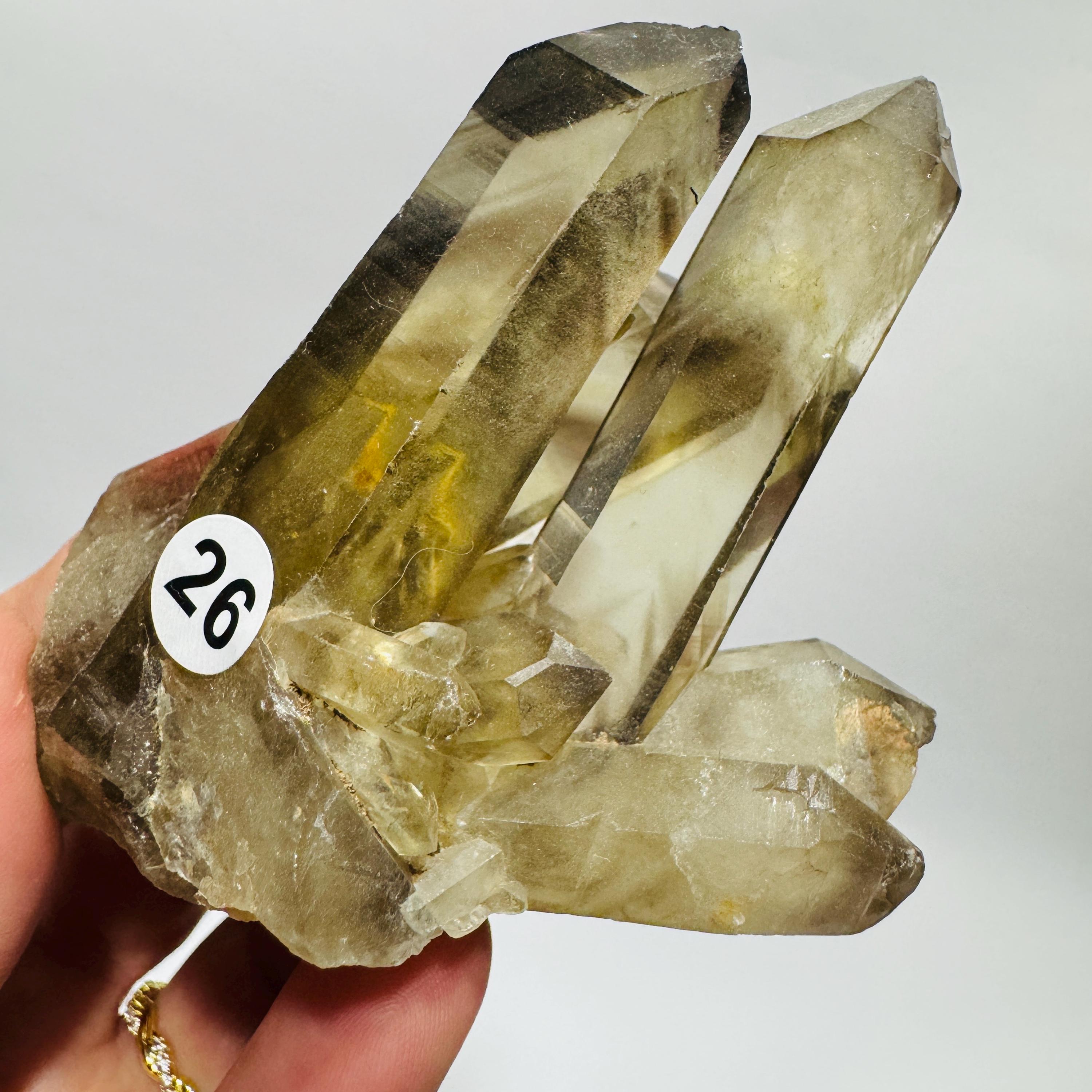 Natural Madagascar Phantom Citrine, Natural Citrine Cluster, Madagascar Citrine Cluster, Raw Citrine, Citrine Specimen L2