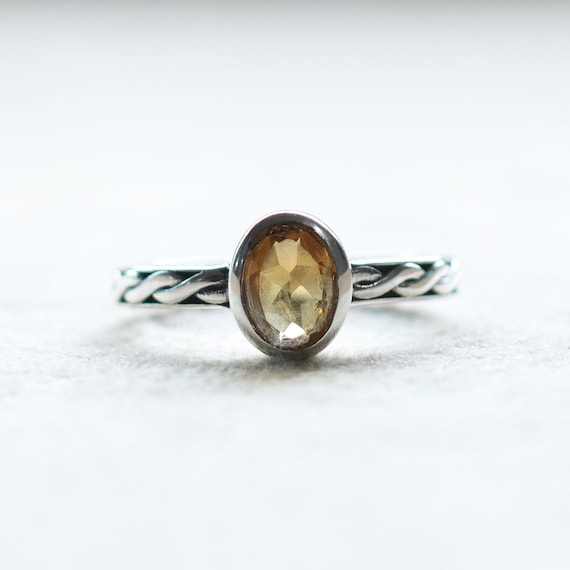 Citrine Gemstone Ring, 925 Sterling Silver Handmade Statement Jewelry, Gift For Her. Citrine Gemstone Ring, 925 Sterling Silver Handmade Statement Jewelry, Gift For Her.