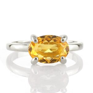 Silver Citrine Ring · November Birthstone Ring · 925 Oval Stone Ring · Stacking Ring · Gold Ring · Citrine Energy Ring · Health Ring Silver Citrine Ring · November Birthstone Ring · 925 Oval Stone Ring · Stacking Ring · Gold Ring · Citrine Energy Ring · Health Ring