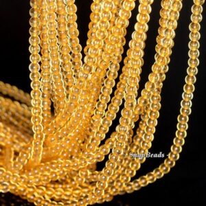 3MM Golden Honey Citrine Gemstone Grade AA Round 3MM Loose Beads 16 inch Full Strand LOT 1,2,6,12 and 50 (90113630-107 - 3mm D) 3MM Golden Honey Citrine Gemstone Grade AA Round 3MM Loose Beads 16 inch Full Strand LOT 1,2,6,12 and 50 (90113630-107 - 3mm D)