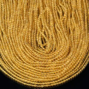 3MM Golden Honey Citrine Gemstone Grade A Round 3MM Loose Beads 16 inch Full Strand LOT 1,2,6,12 and 50 (90113936-107 - 3mm B ) 3MM Golden Honey Citrine Gemstone Grade A Round 3MM Loose Beads 16 inch Full Strand LOT 1,2,6,12 and 50 (90113936-107 - 3mm B )