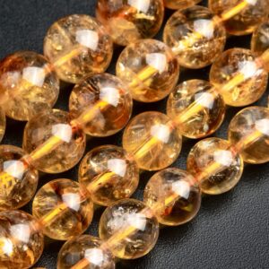 Citrine Beads Brown Yellow Grade Aa Genuine Natural Gemstone Round Loose Beads 7mm 8mm 9mm 10mm 11mm Bulk Lot Options