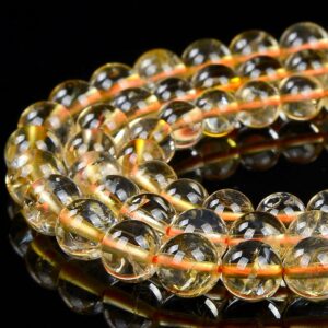 Natural Citrine Gemstone Grade Aa Round 6mm 7mm 8mm Loose Beads (d485) Natural Citrine Gemstone Grade Aa Round 6mm 7mm 8mm Loose Beads (d485)