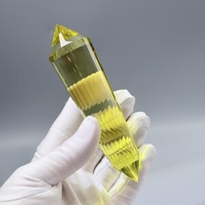 Aaaaa 5.2" Natural Clear Citrine Quartz Point Hand Carving Polished 24 Sided Double Terminated Vogel Healing Crystal Wand Gift Quartz Vogel Aaaaa 5.2" Natural Clear Citrine Quartz Point Hand Carving Polished 24 Sided Double Terminated Vogel Healing Crystal Wand Gift Quartz Vogel