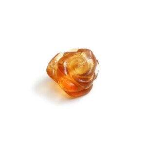 Citrine Flower Carving Loose Gemstone, 21.5x22 Mm, Citrine Jewelry Making Gemstone, 1 Piece Citrine Flower Carving Loose Gemstone, 21.5x22 Mm, Citrine Jewelry Making Gemstone, 1 Piece