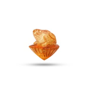 Citrine Frog Carving Loose Gemstone, 18x20 Mm, Citrine Jewelry Making Gemstone, 1 Piece Citrine Frog Carving Loose Gemstone, 18x20 Mm, Citrine Jewelry Making Gemstone, 1 Piece