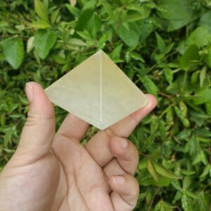 Citrine (Heat Treated) Pyramid - Crystal Pyramid 30mm 40mm 50mm