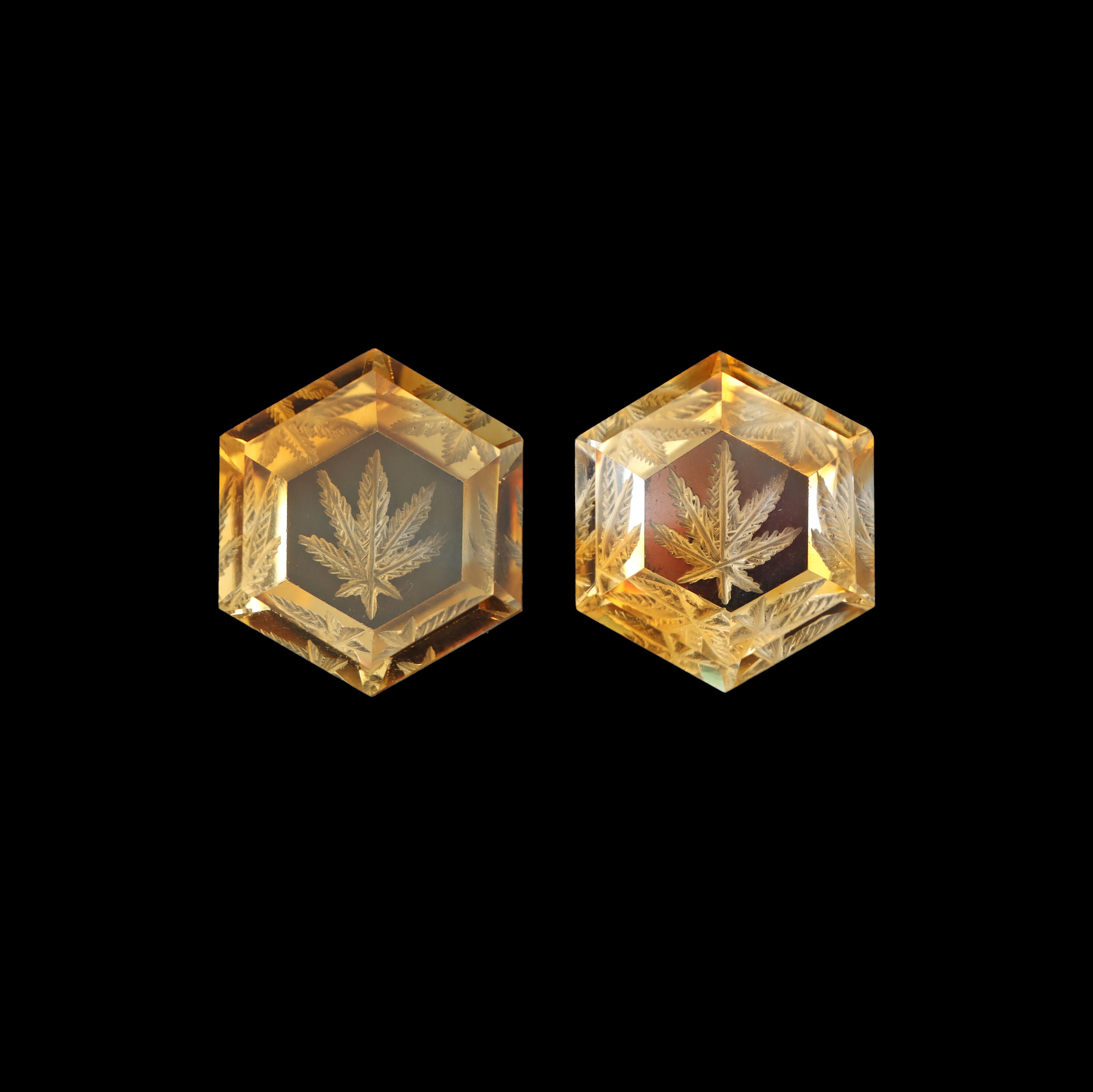 Citrine Hexagon Shape Intaglio Carving Loose Gemstone, 16x18 Mm, Citrine Carving, Citrine Cut Stone, Hexagon Cut Carving, Pair Of 2 Pieces| Citrine Hexagon Shape Intaglio Carving Loose Gemstone, 16x18 Mm, Citrine Carving, Citrine Cut Stone, Hexagon Cut Carving, Pair Of 2 Pieces|