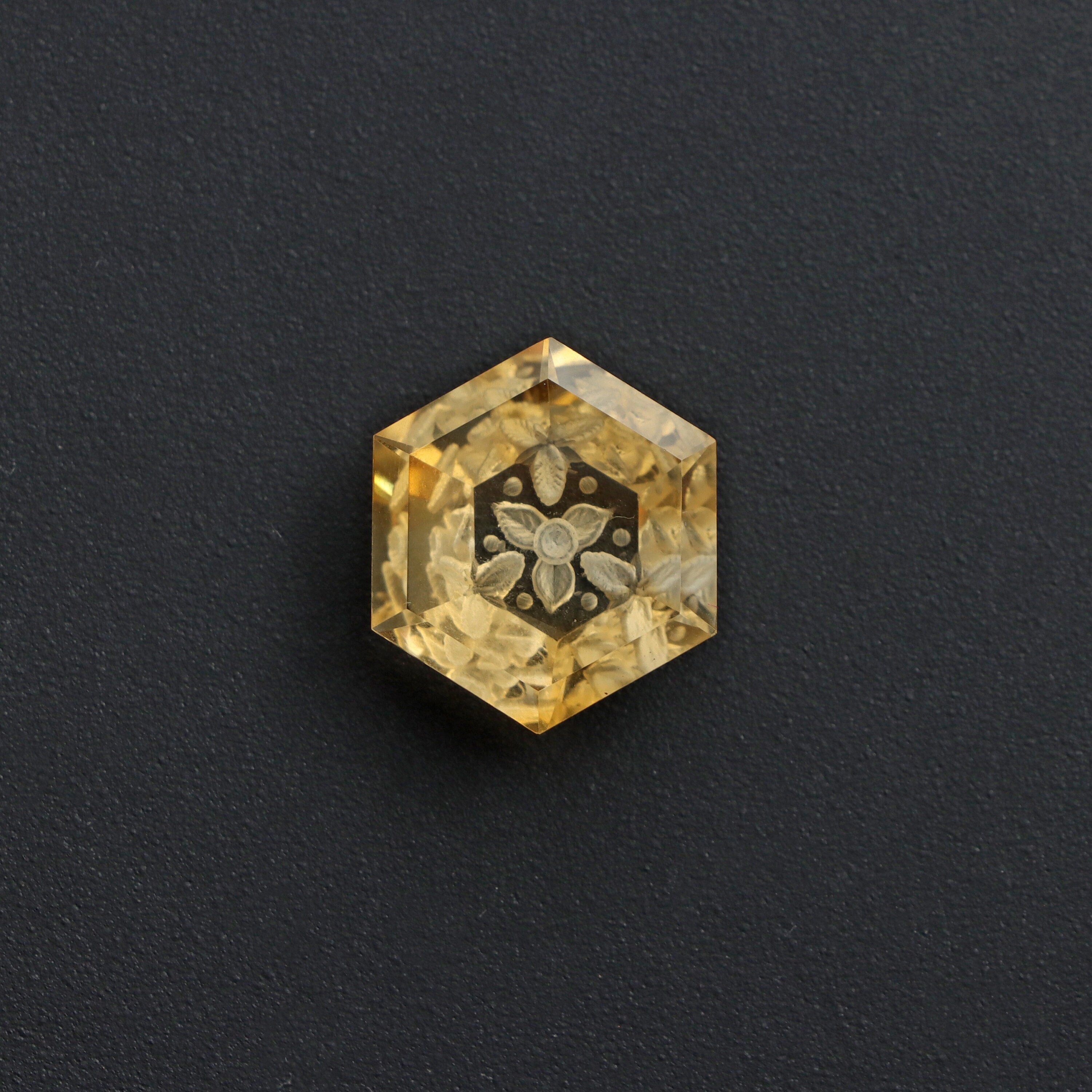 Citrine Intaglio Carving Loose Gemstone, 15x17 Mm, Citrine Jewelry Making Gemstone, Carving Gemstone, Citrine Carving, 1 Piece