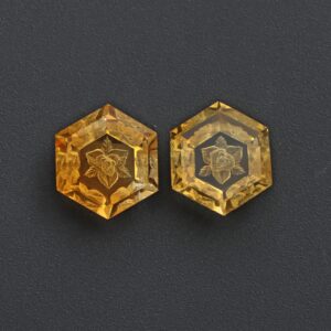 Citrine Intaglio Carving Loose Gemstone, 15x17 Mm, Citrine Jewelry Making Gemstone, Carving Gemstone, Citrine Carving, Pair ( 2 Pieces ) Citrine Intaglio Carving Loose Gemstone, 15x17 Mm, Citrine Jewelry Making Gemstone, Carving Gemstone, Citrine Carving, Pair ( 2 Pieces )