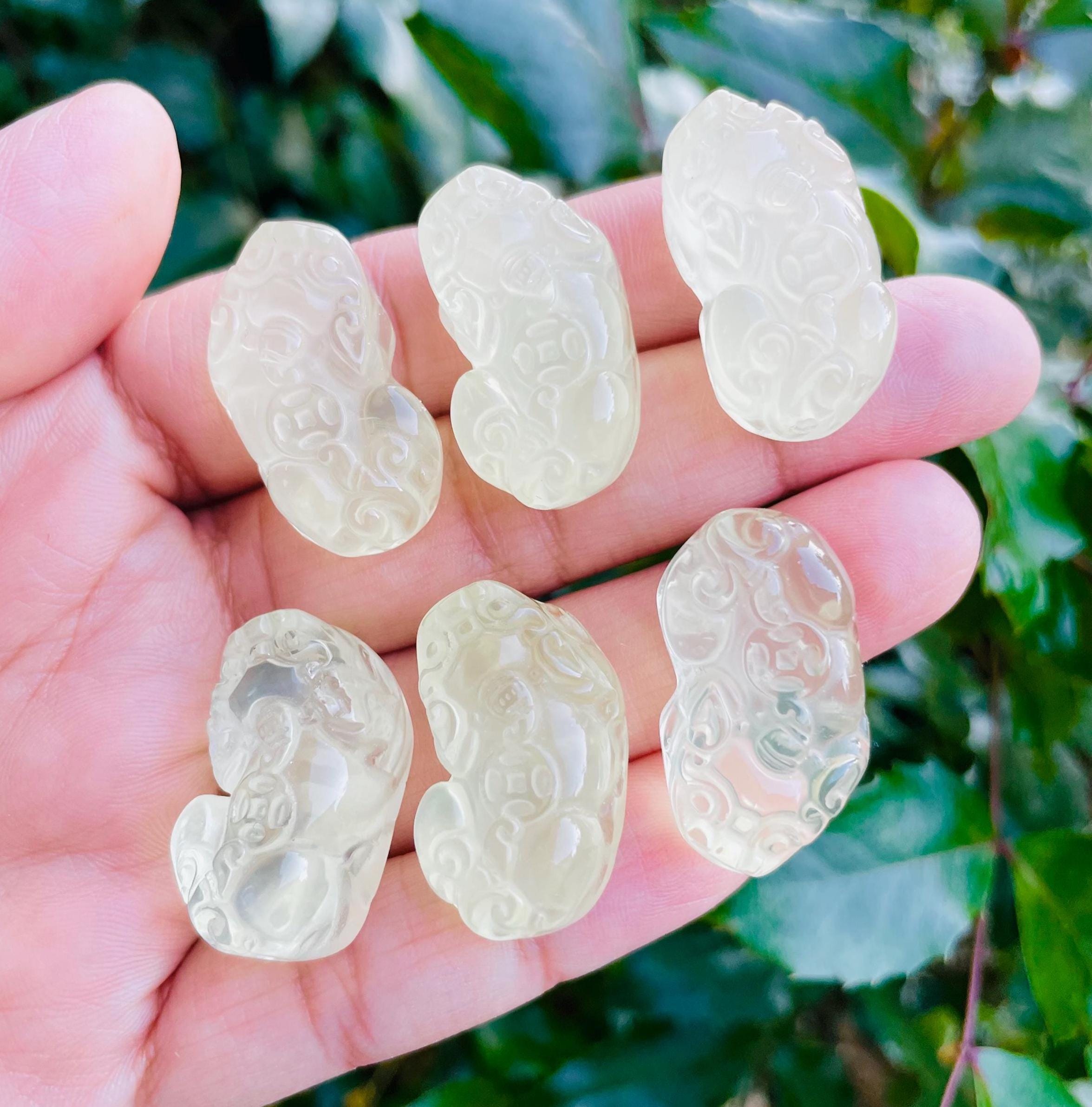 Jumbo Citrine Crystal Pixiu Dragon: Xl Carved Gemstone