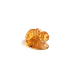 Citrine Rabbit Carving Loose Gemstone, 13x22 Mm, Citrine Jewelry Making Gemstone, 1 Piece Citrine Rabbit Carving Loose Gemstone, 13x22 Mm, Citrine Jewelry Making Gemstone, 1 Piece