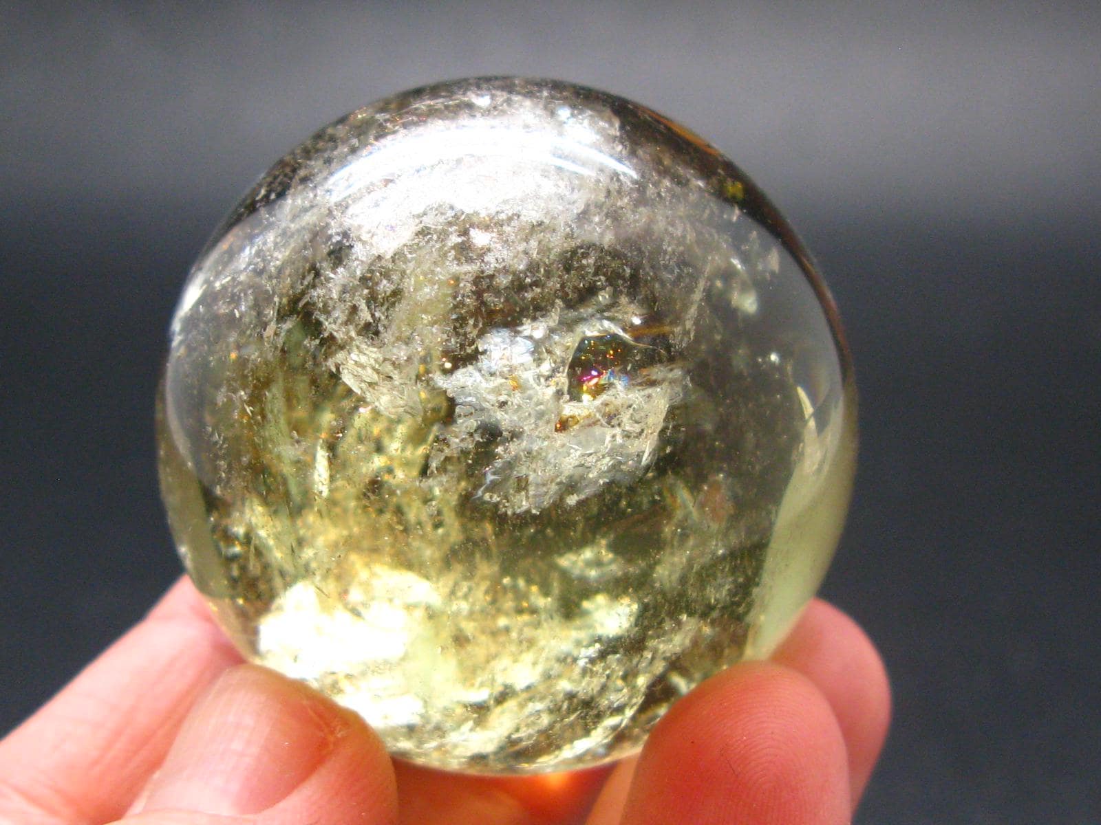 Citrine Sphere From Brazil - 1.6" - 107.3 Grams