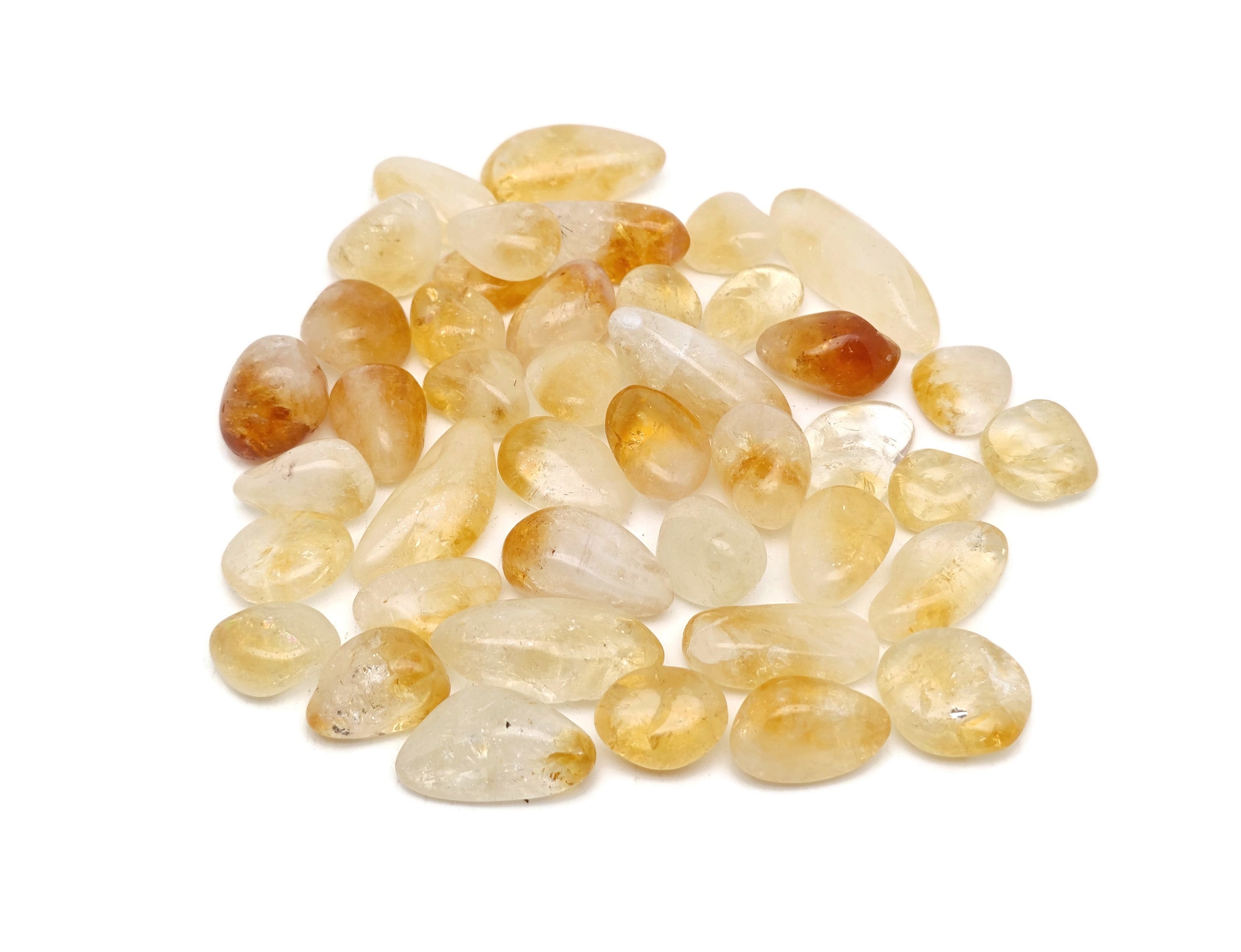 Brazilian Citrine Quartz Tumbled Stone A++ – Polished Citrine – Healing Crystal Stone – Citrine Gemstone - Tu1313