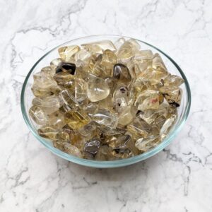 Citrine Natural Tumble Stones 2 For #sk7884 Citrine Natural Tumble Stones 2 For #sk7884