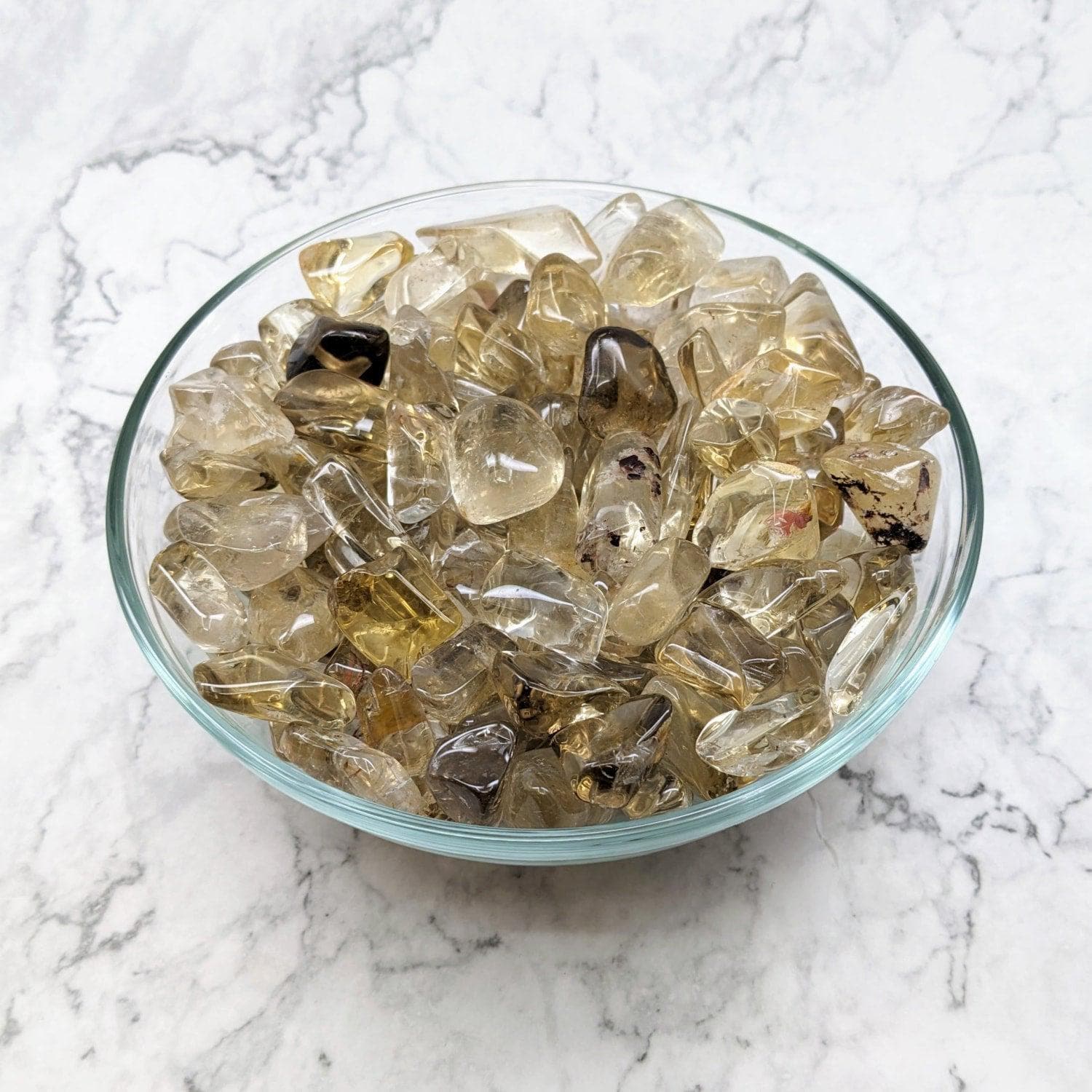 Citrine Natural Tumble Stones 2 For #sk7884